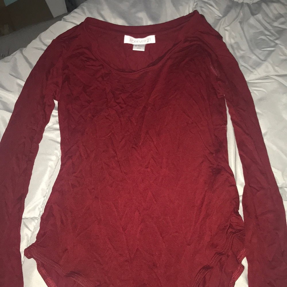Red body suit